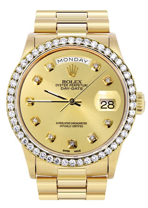 rolex gold daydate|day date Rolex gold.